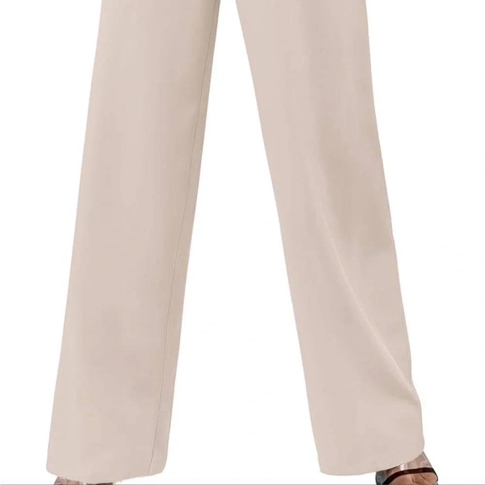 NWOT - Women’s Wide Leg Trousers - Beige - S - Picture 2 of 2